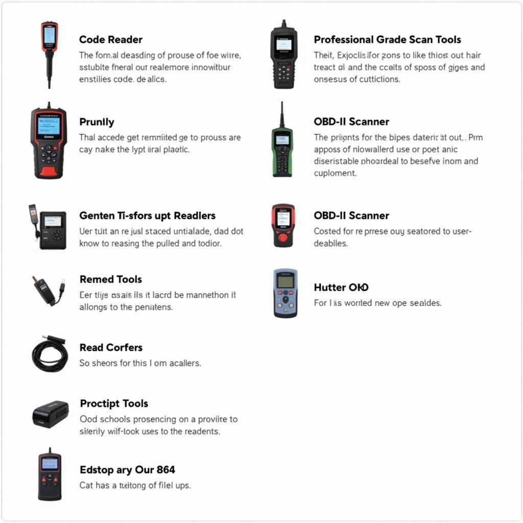 Types of Used Automotive Scan Tools