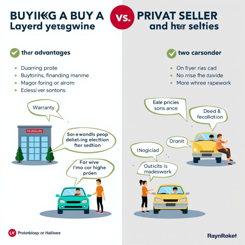 Used Car Dealership vs. Private Seller Comparison