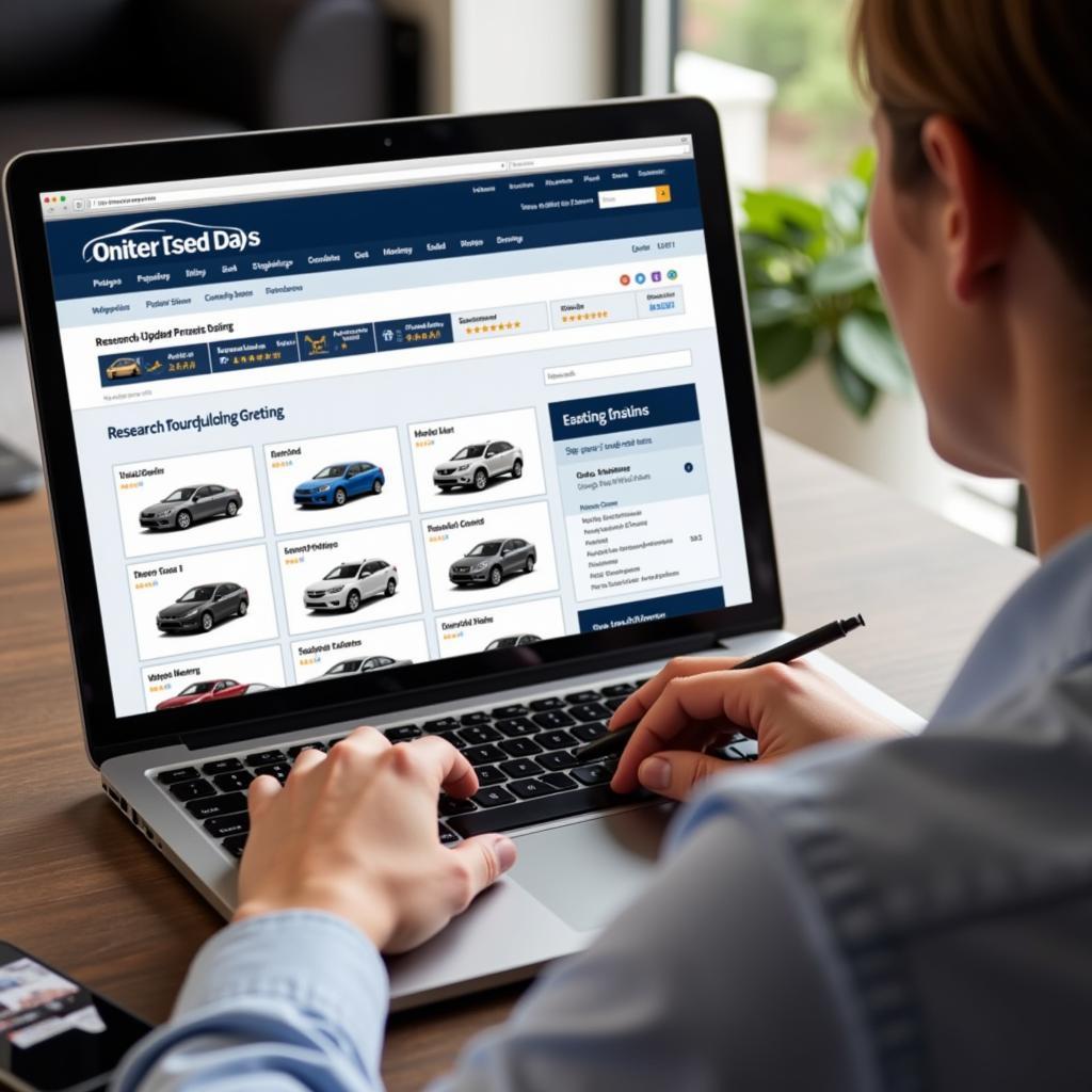 Researching Used Cars Online