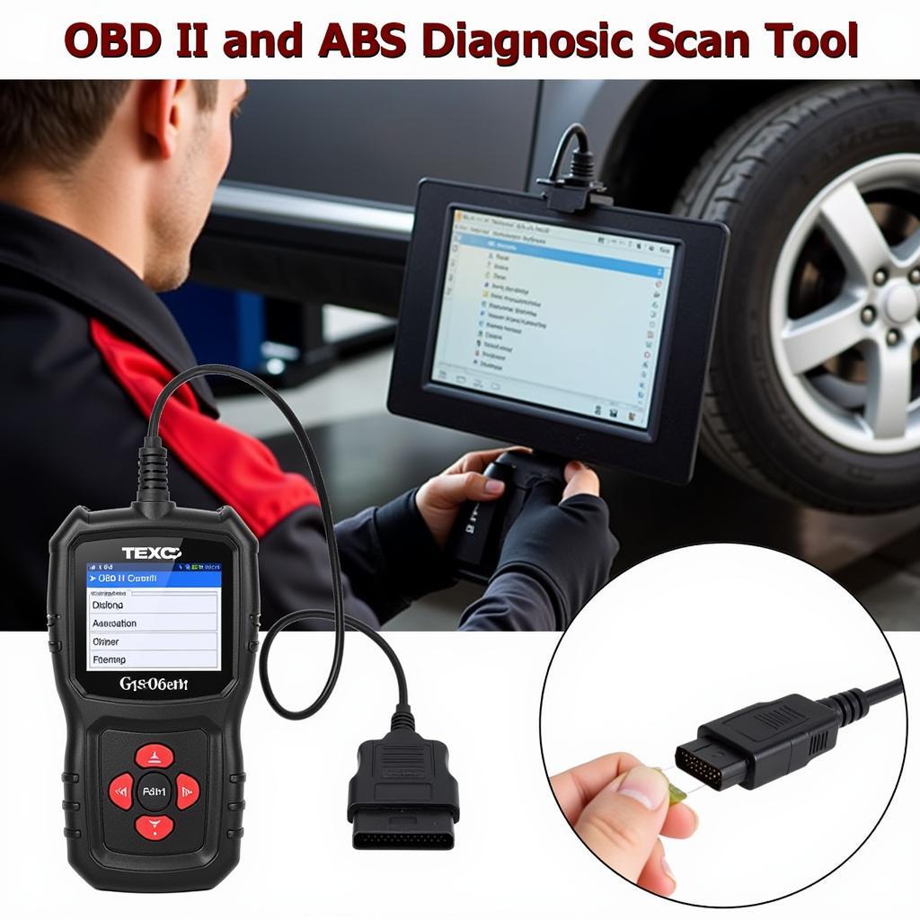 Using an OBD II and ABS Scan Tool on a Car