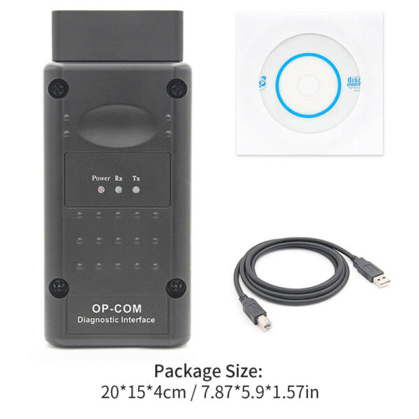 V1.99! OPEL OP COM Vauxhall OBD2 Diagnostic Code Reader Scanner Tool OPCOM Neu - Image 3