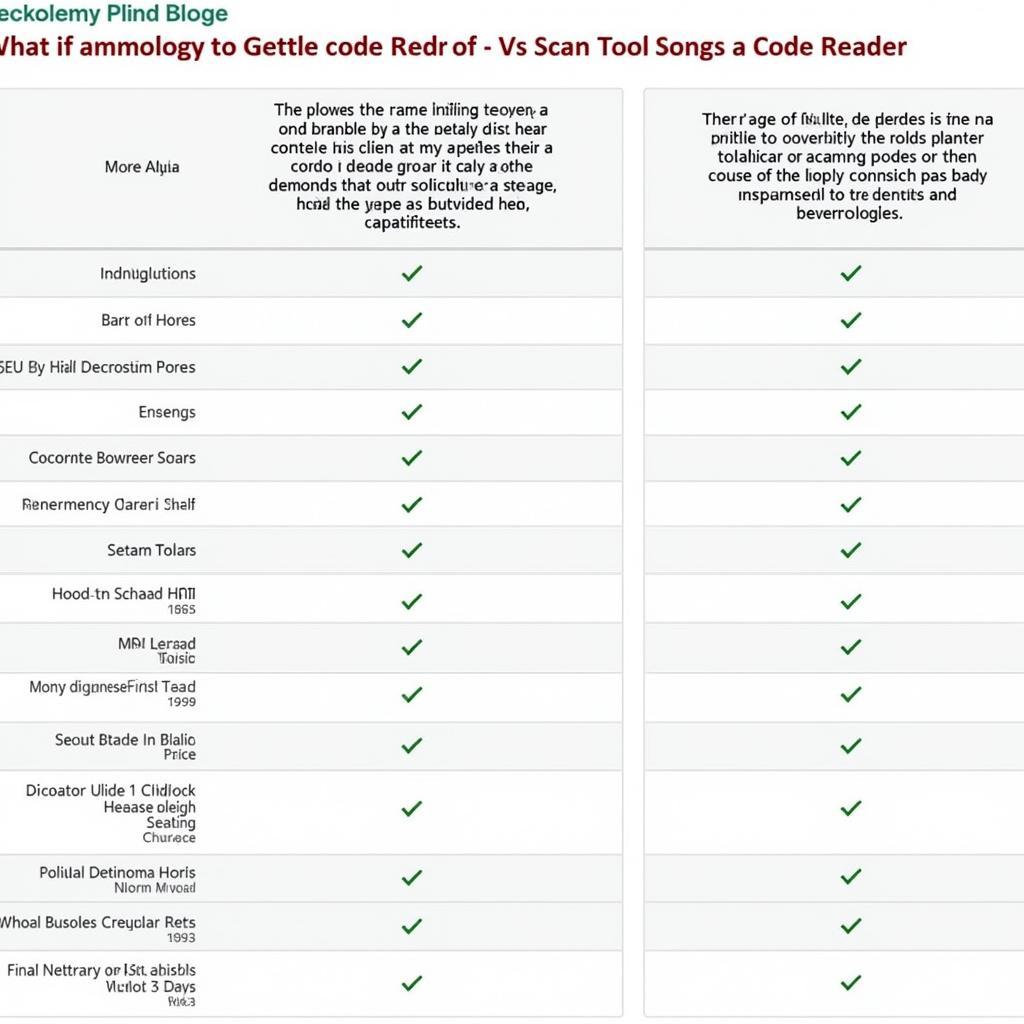 Versus Scan Tool vs. Code Reader