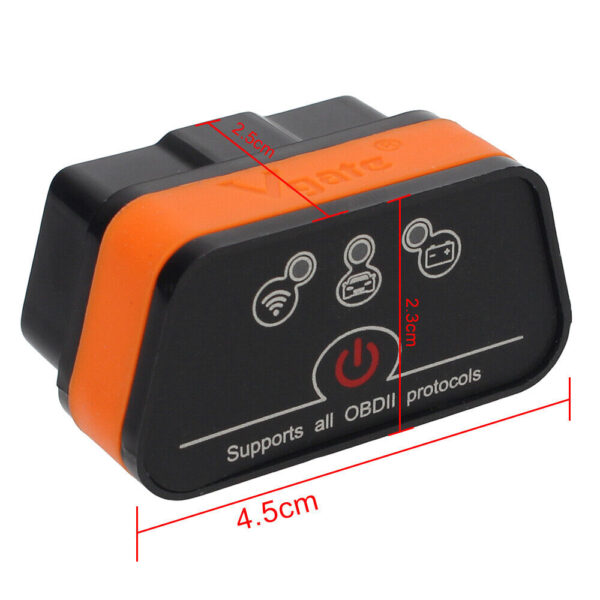 Vgate iCar2 ELM327 Bluetooth OBD2 Scanner OBDII Code Reader Auto Diagnostic Tool - Image 4