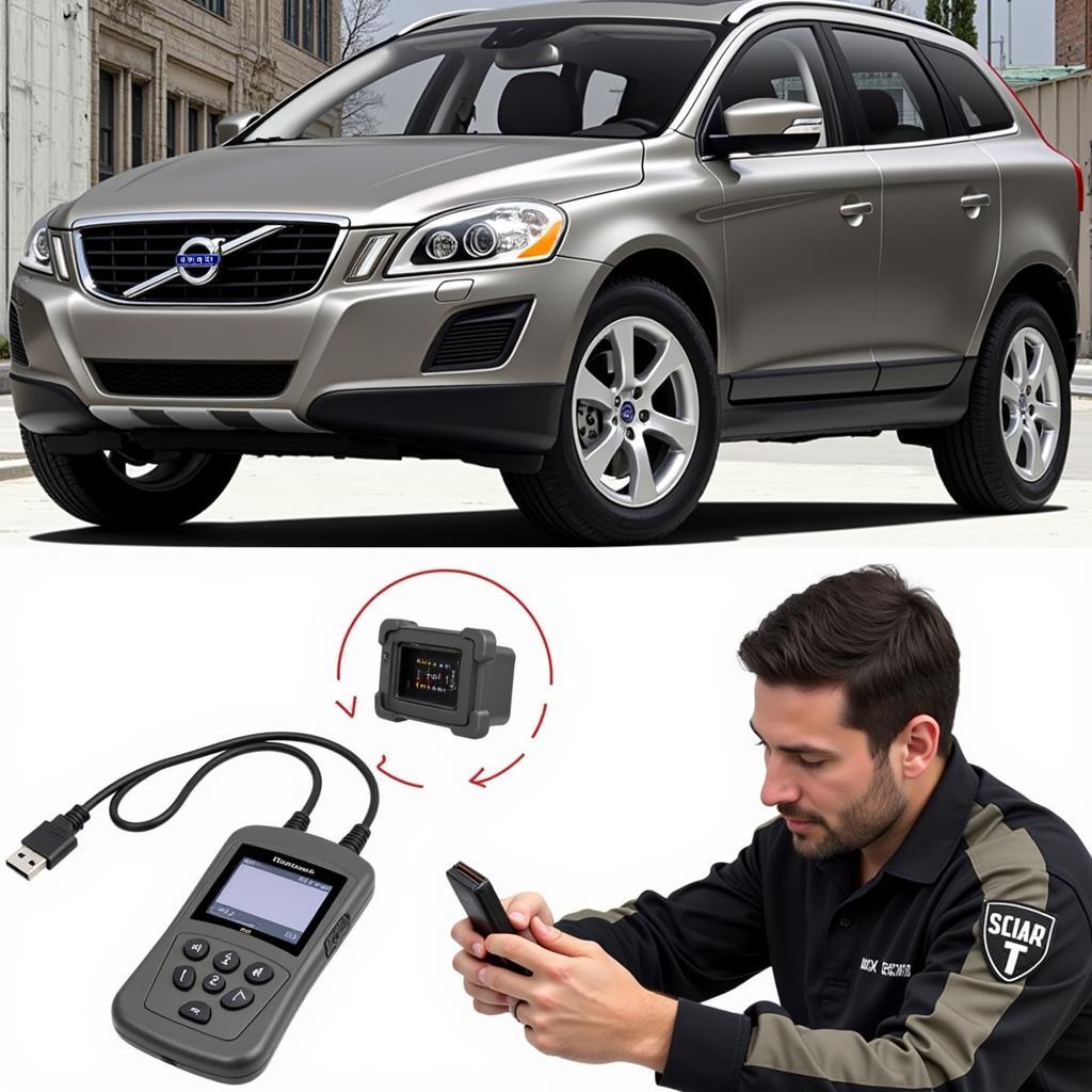 Volvo XC60 OBD2 Port Location and Scan Tool Connection