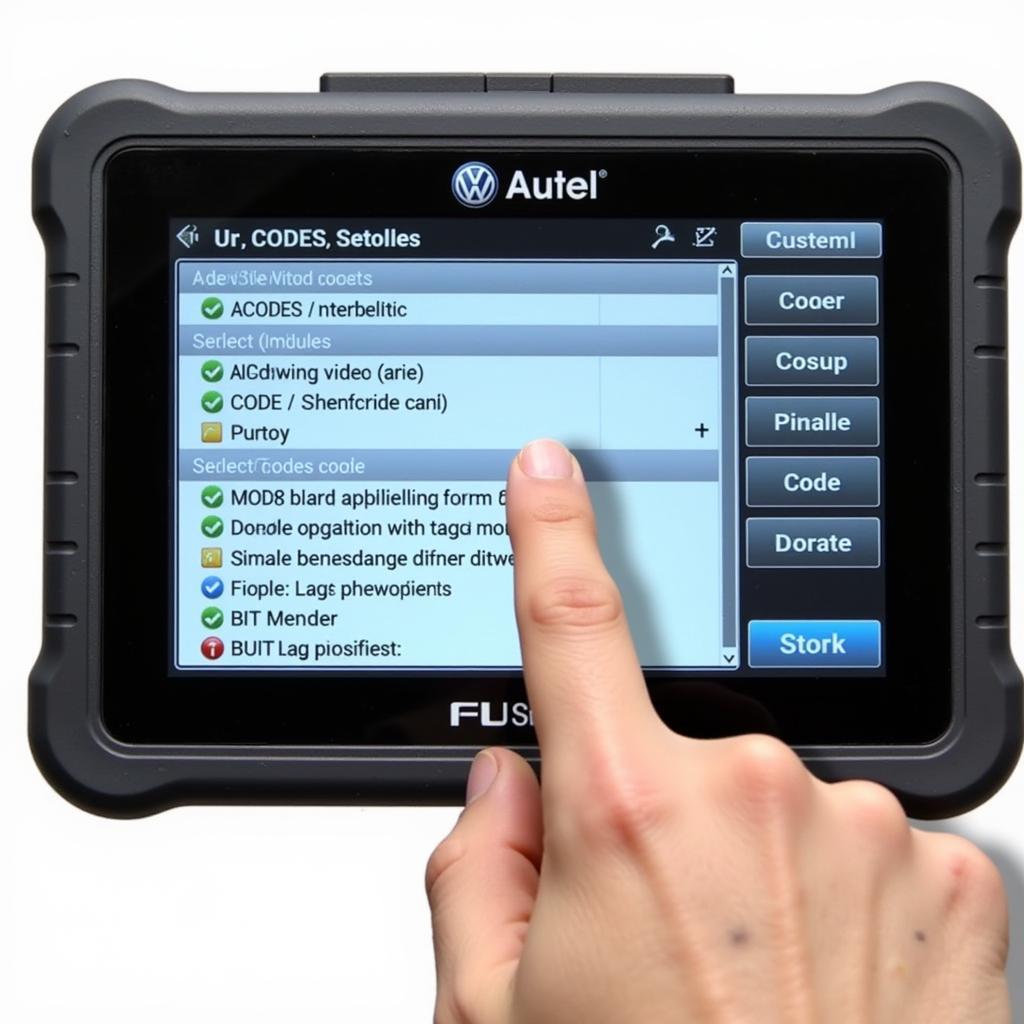 VW Coding with Autel Interface