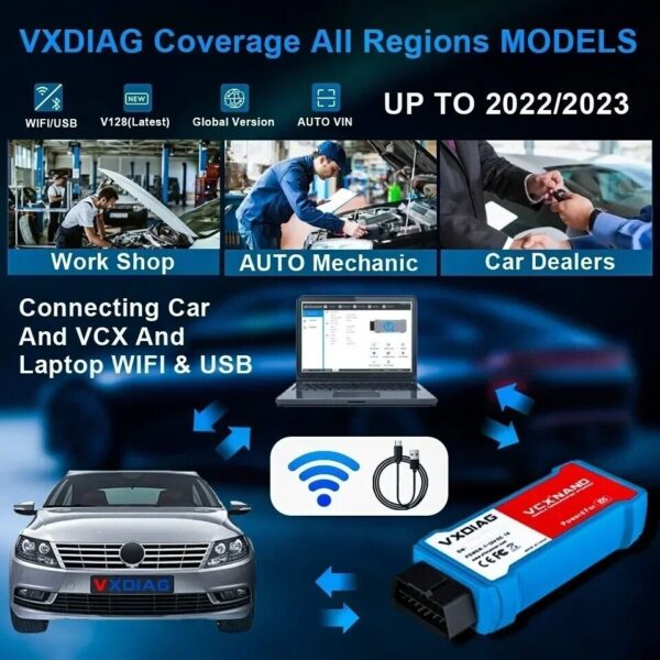 VXDIAG VCX NANO WIFI OBD2 Diagnostic Tool 2In1 For Ford/Mazda Scanner Code Reade - Image 2