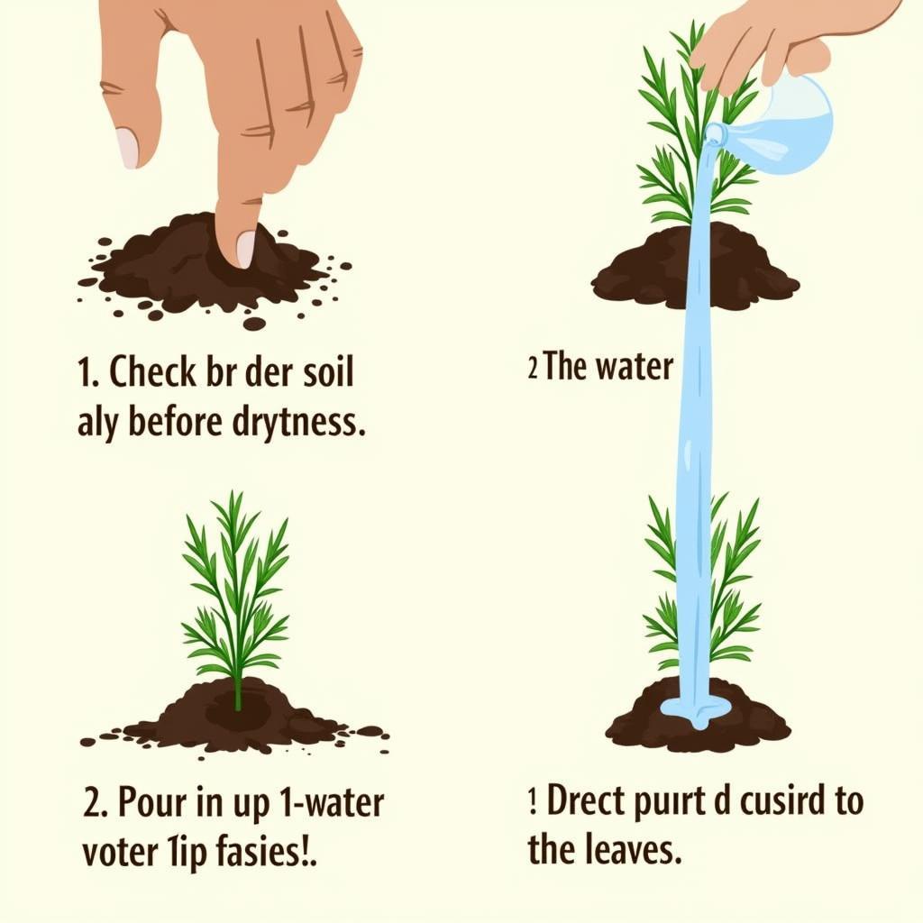 Watering Rosemary Correctly