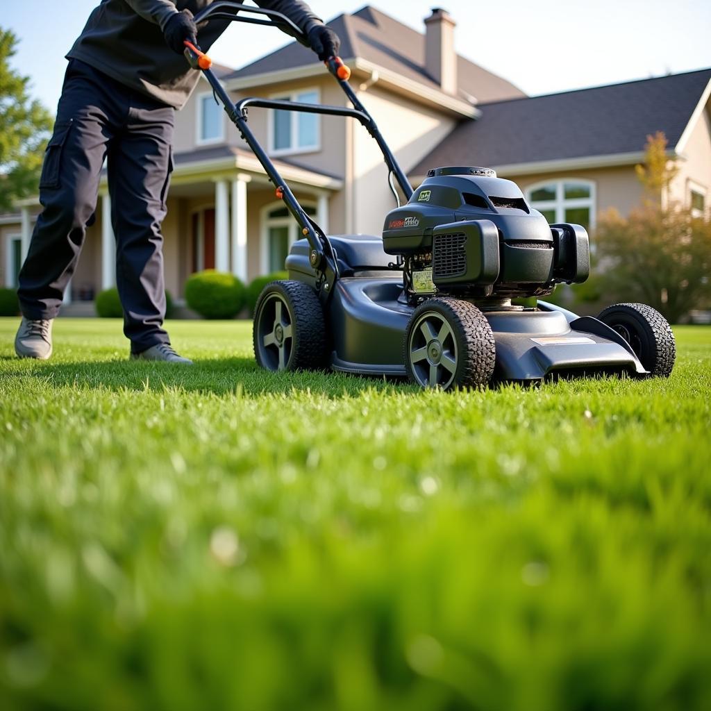 West Omaha Lawn Care Services in Action