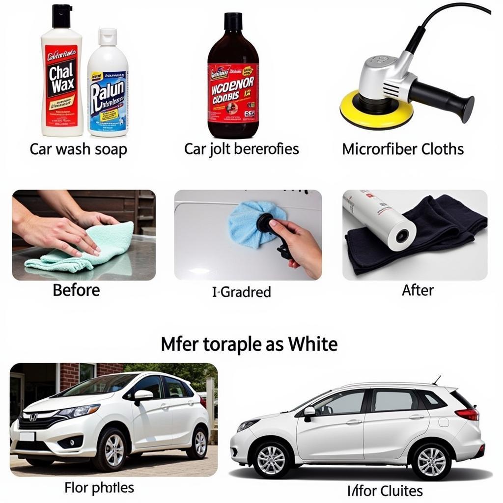 Maintaining a white car's paint job