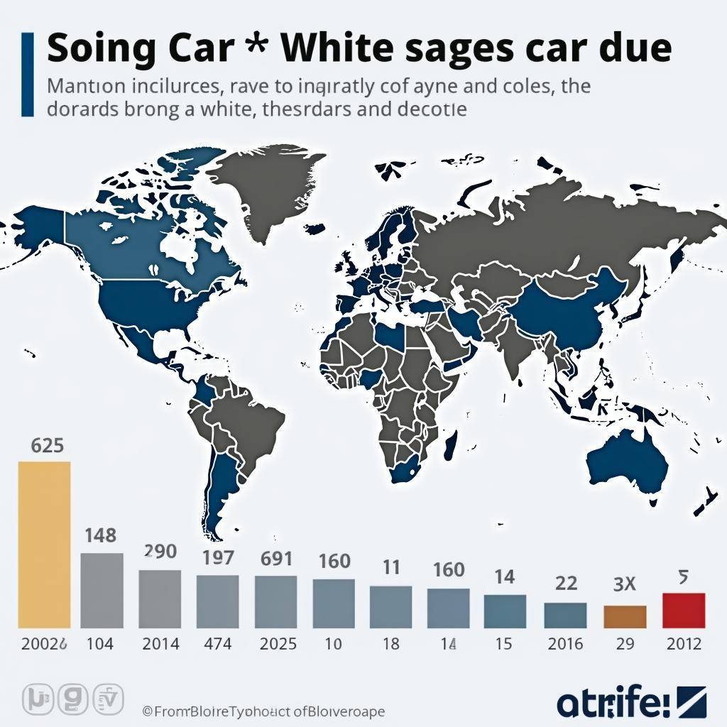 Global Sales of White Cars