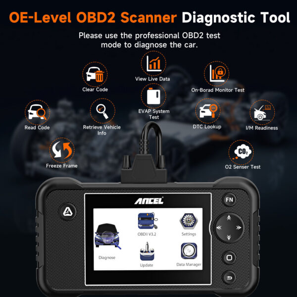 Wifi Automotive Scanner All System Diagnostic Tool OBD2 Code Reader FX3000 Elite - Image 4