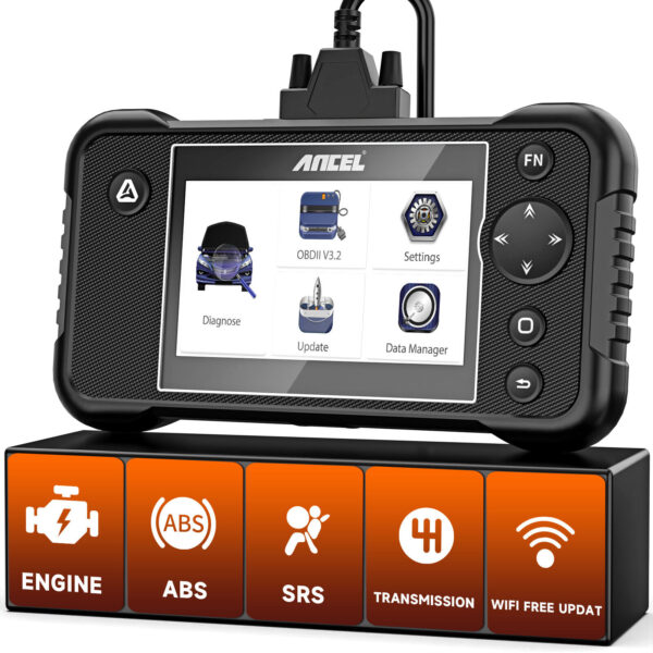 Wifi Car OBD2 Scanner ABS SRS Check Engine Transmission Diagnostic Scan Tool - Image 2