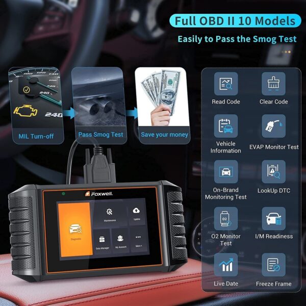 Wifi Tablet Automotive Diagnostic Tool All System OBD2 Scanner Car Code Reader - Image 4