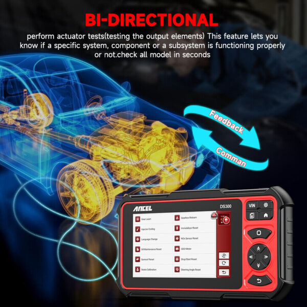 Wireless Bluetooth Bi-directional OBD2 Scanner Car Diagnostic Tool ECU Coding - Image 3