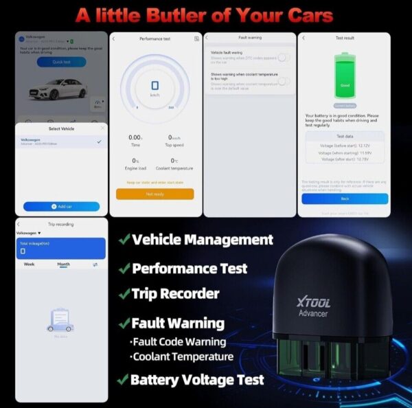 XTOOL AD20 PRO Full System Diagnostic Tool Obd2 Scanner Car Fault Code Reader - Image 6