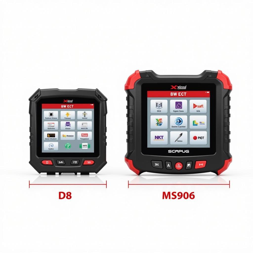 Xtool D8 and Autel MS906 Side-by-Side Comparison