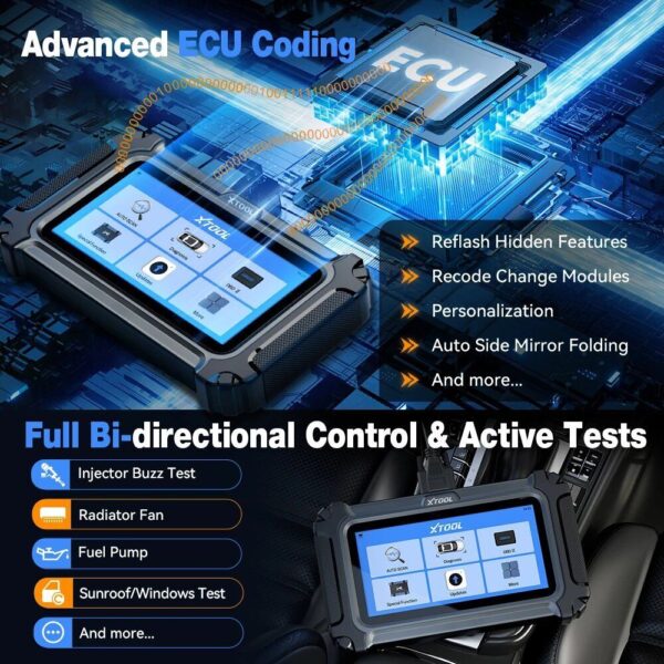 XTOOL IP500 for BMW/Mini/Rolls-Royce Auto Bidirectional Scanner ECU Coding Tool - Image 4