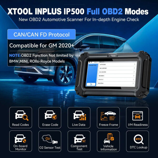 XTOOL IP500 for BMW/Mini/Rolls-Royce Auto Bidirectional Scanner ECU Coding Tool - Image 5