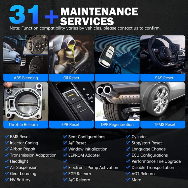 XTOOL IP616 OBD2 Scanner Diagnostic Scan Tool Lifetime Free Software Update - Image 3