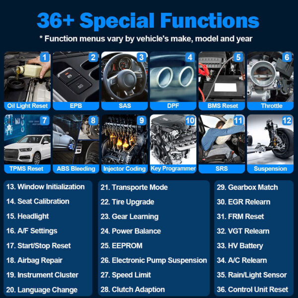 XTOOL USED D7 Auto All System Diagnostic Bidirectional K^ey Programming Scanner - Image 6