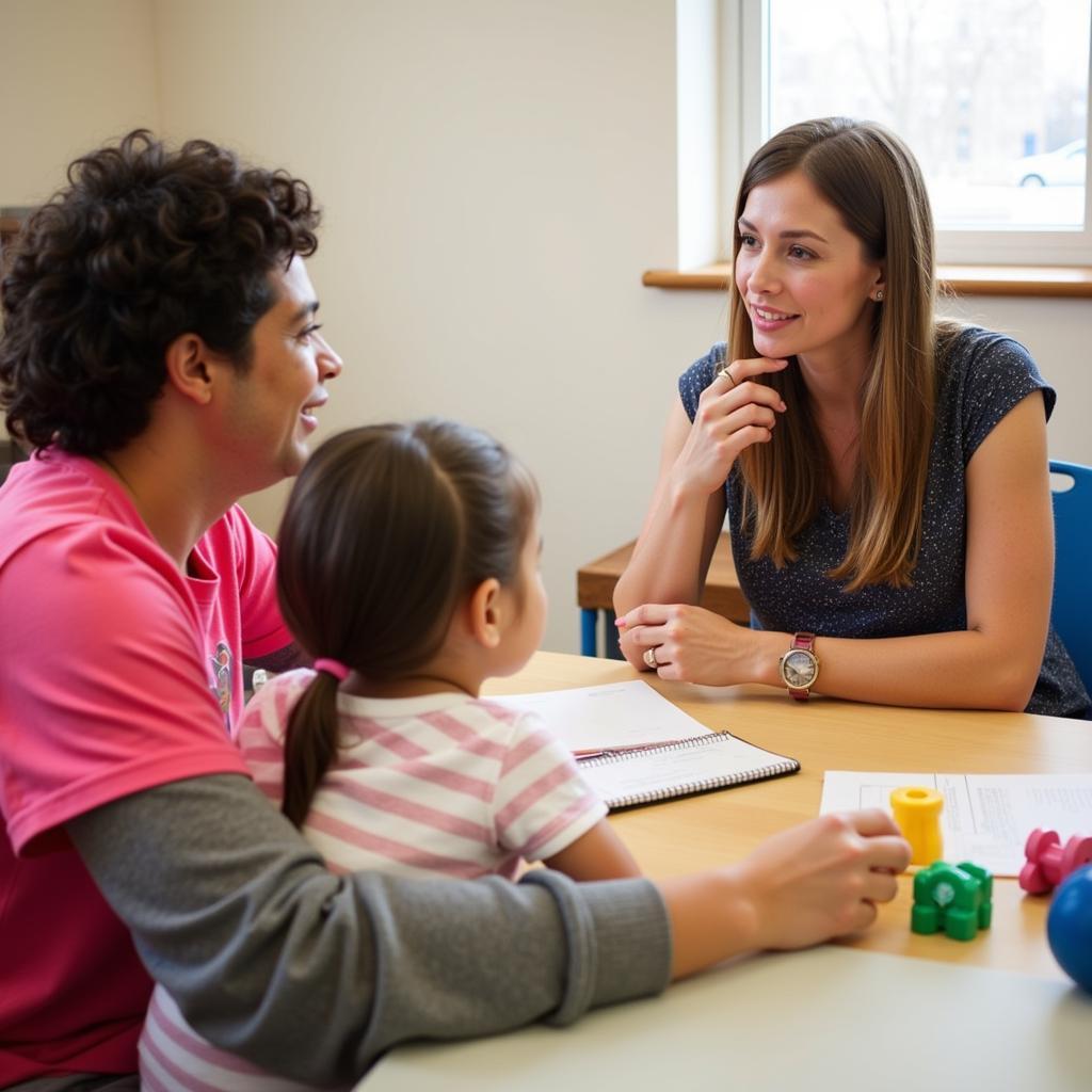 Parent-Teacher Meeting at YMCA Infant Care