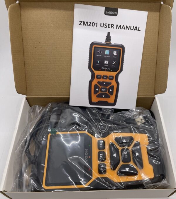 ZMOON ZM201 Professional OBD2 Scanner Diagnostic Tool Enhanced Check Engine - Image 2